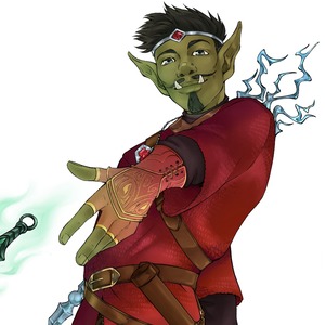 Thumbnail of Gerak, an orcish rogue.